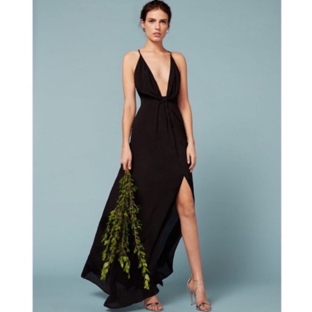 Reformation Dima Dress, Black size 4
